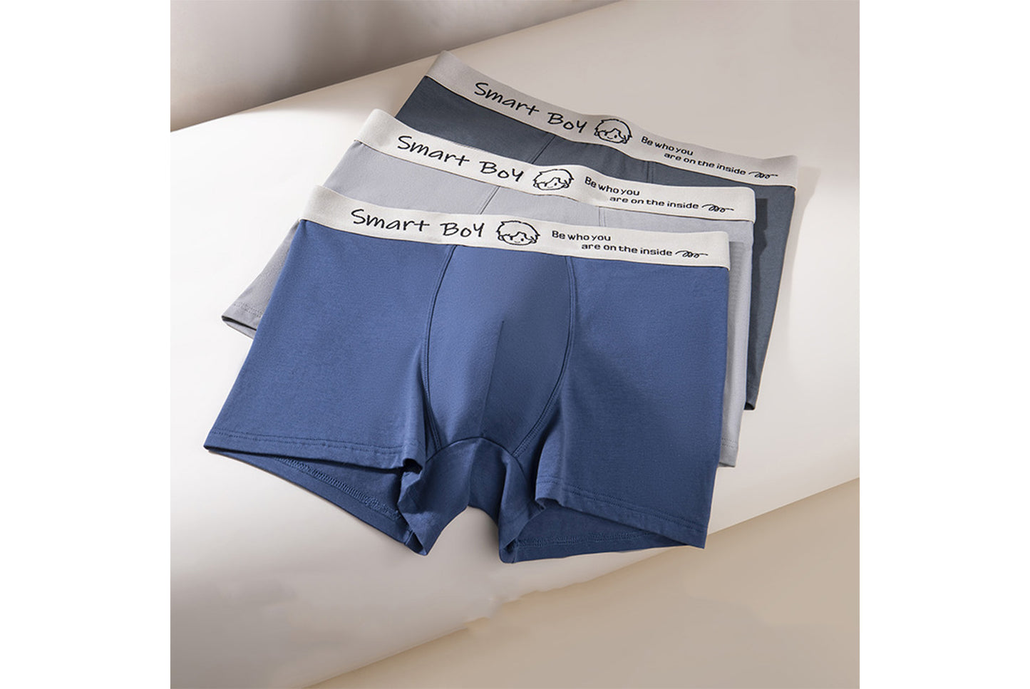 Men's Modal Cotton Mid-Rise Boxer Briefs