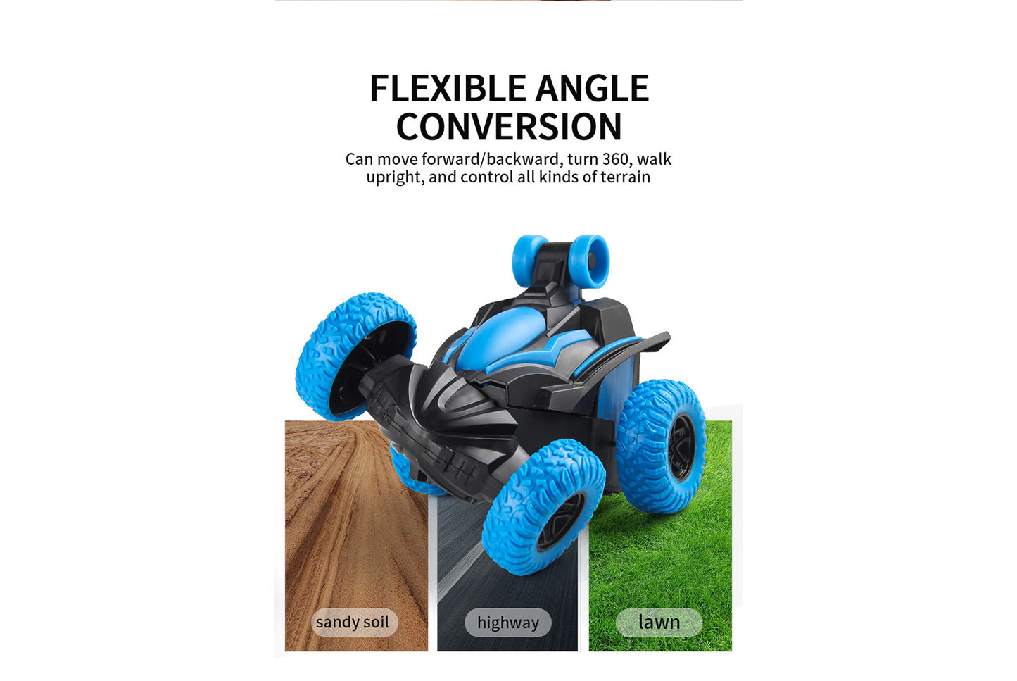 Wireless Remote Control Stunt Off-Road Vehicle