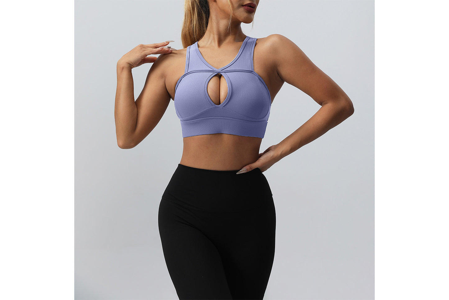 **High-Strength Shock-Insulating Sports Bra (Beautiful Back Yoga Bra)**