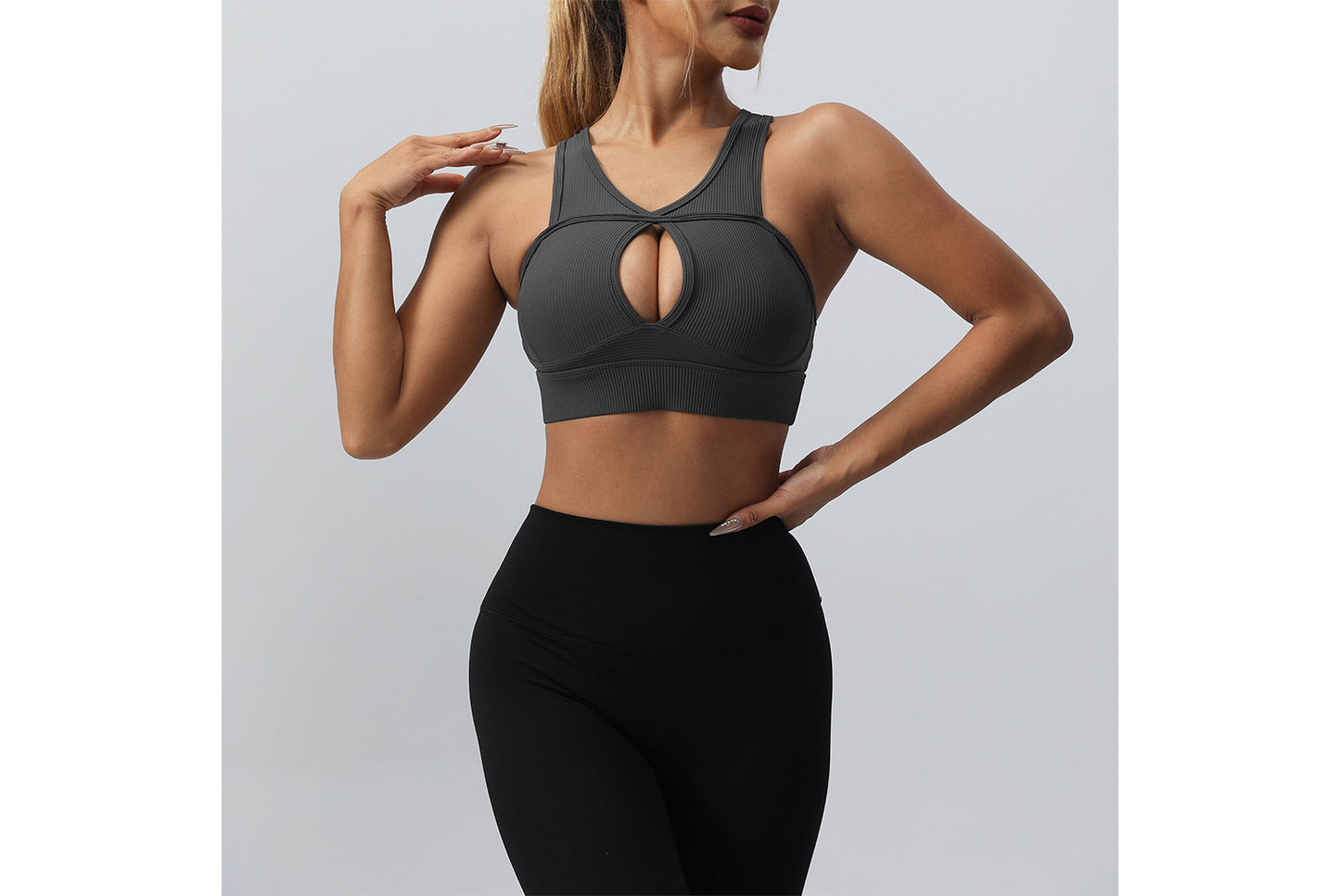 **High-Strength Shock-Insulating Sports Bra (Beautiful Back Yoga Bra)**