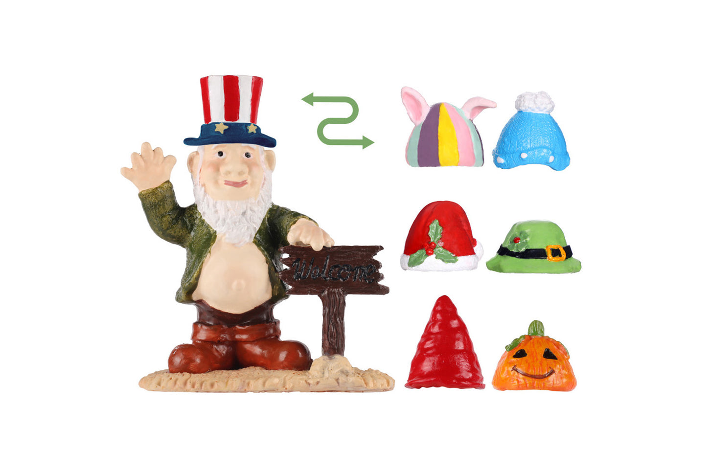 DIY Christmas Garden Elf Gnome Resin Ornament