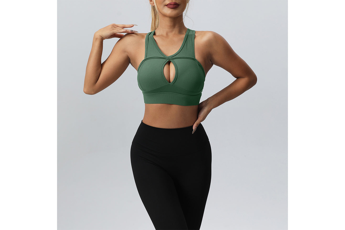 **High-Strength Shock-Insulating Sports Bra (Beautiful Back Yoga Bra)**