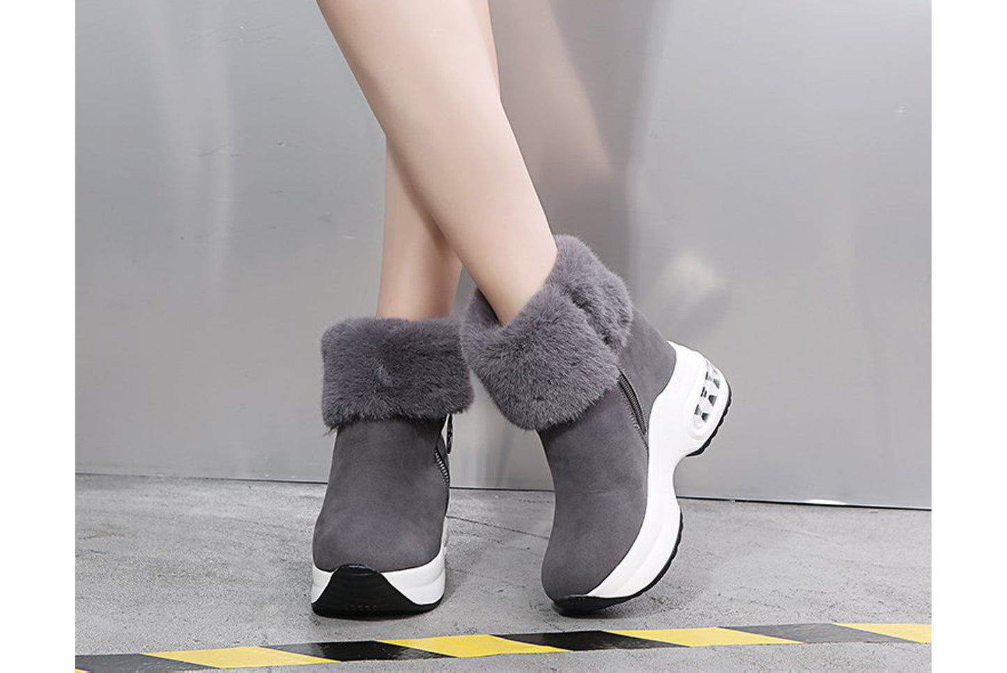 Fleece Lining for Warmth and Height Increase