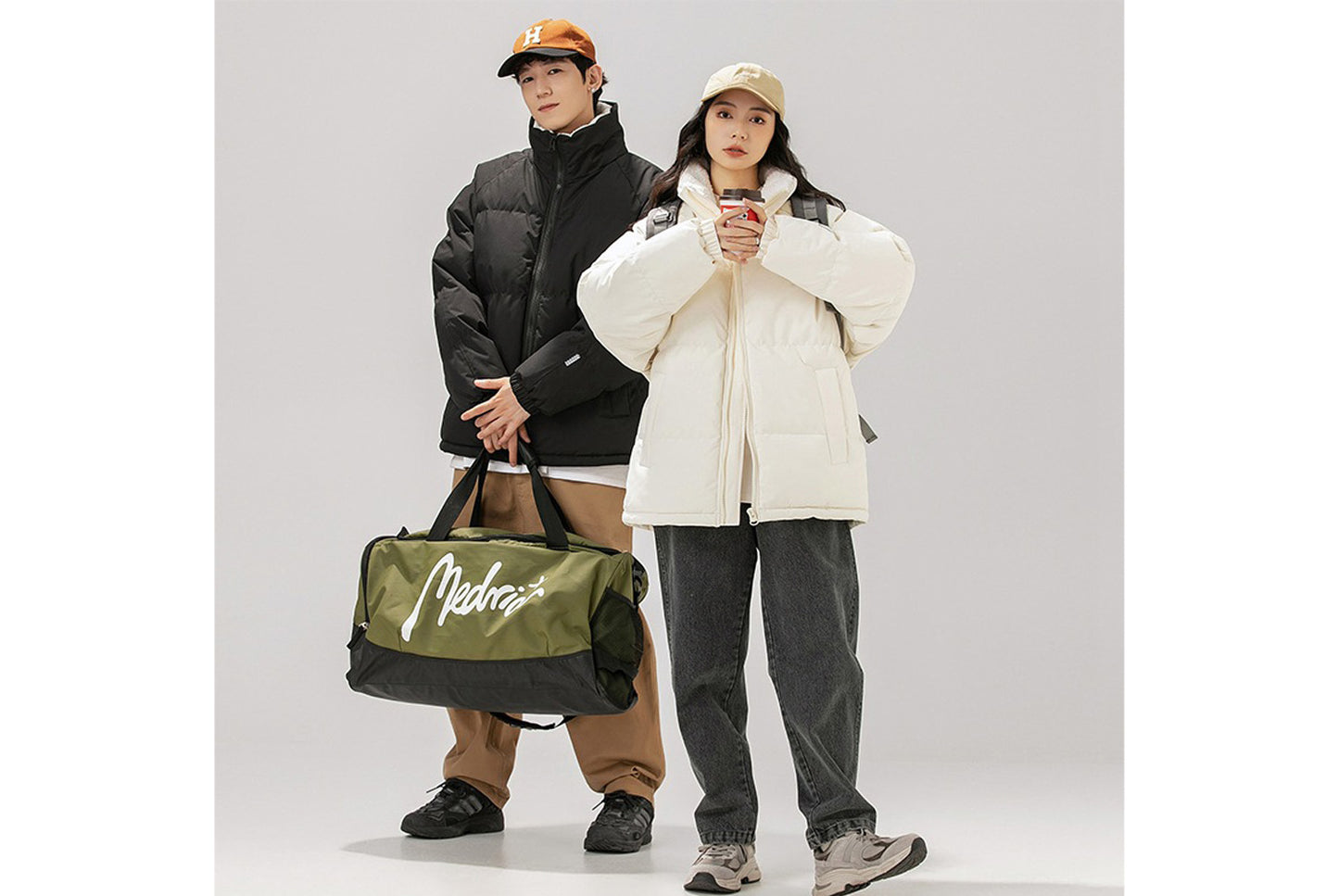 **Men's Winter Hooded Cotton Jacket (8 Colors Available)**