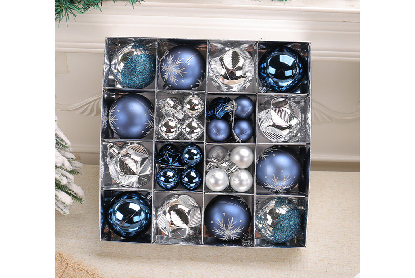 *Electroplating Shaped Christmas Ball Pendant