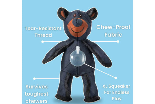 Mighty Bear Bite-Resistant Dog Squeaky Toy