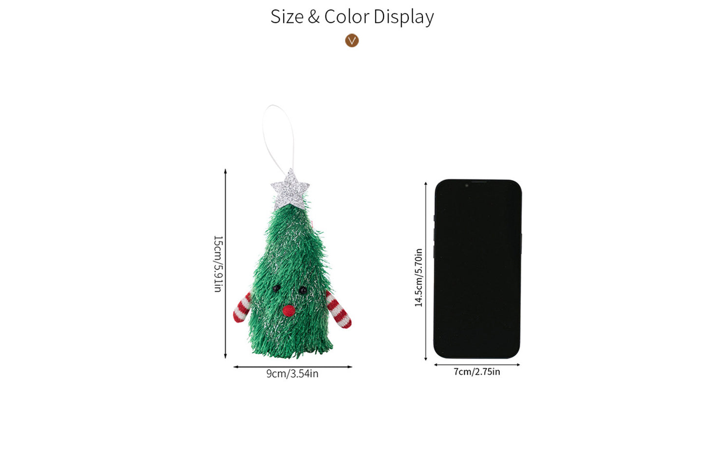 **Creative Light-Up Christmas Tree Pendant**