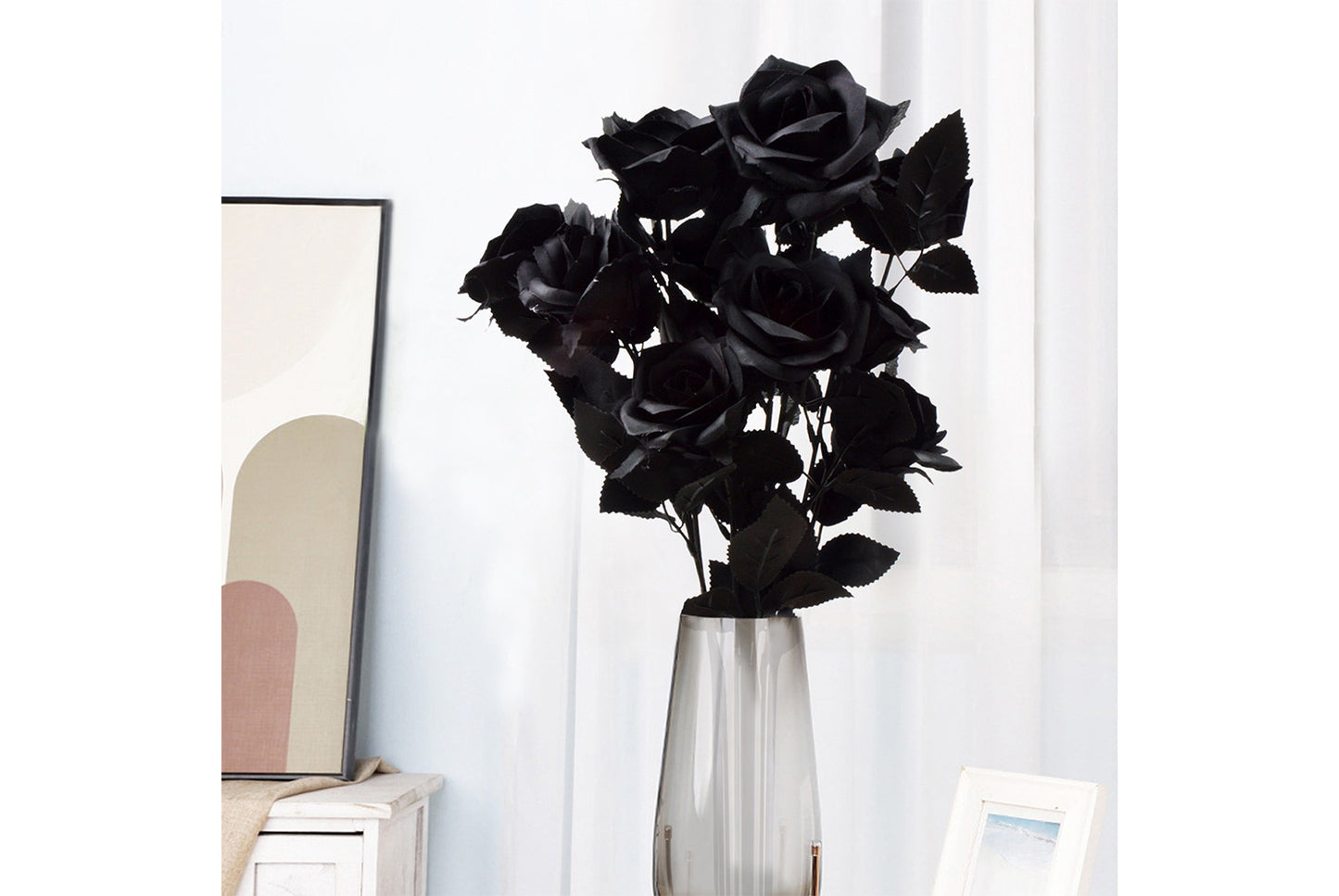 Halloween Scary Rose Decorations (10-Pack)