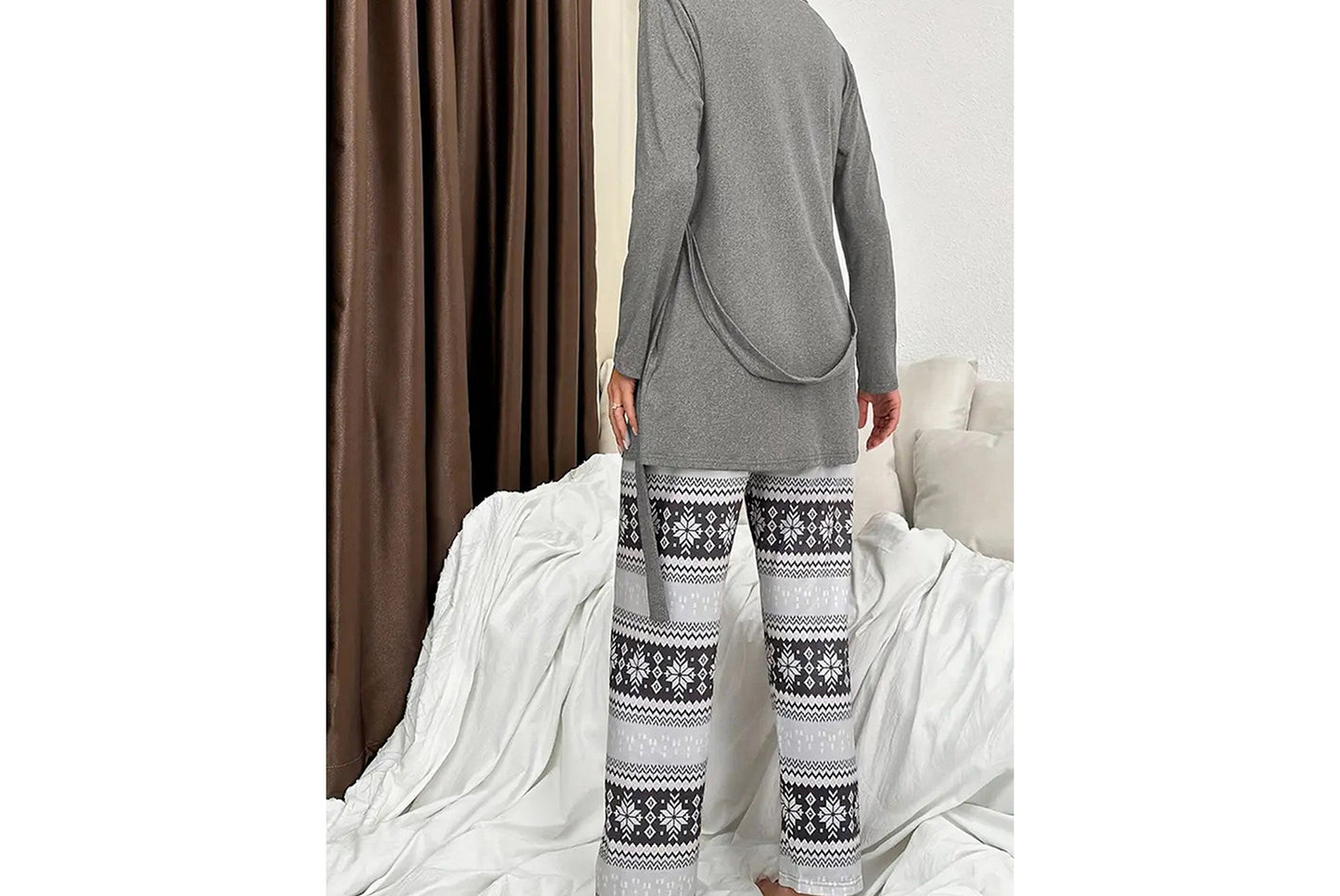 **Women's Three-Piece Pajama Set**