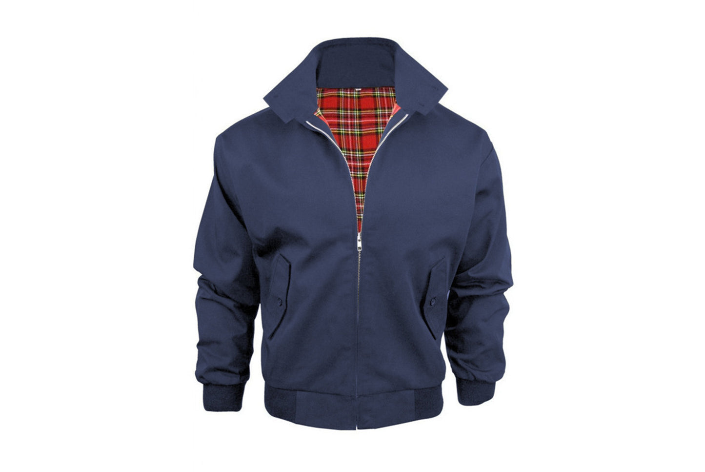 Stand-Collar Harrington Jacket