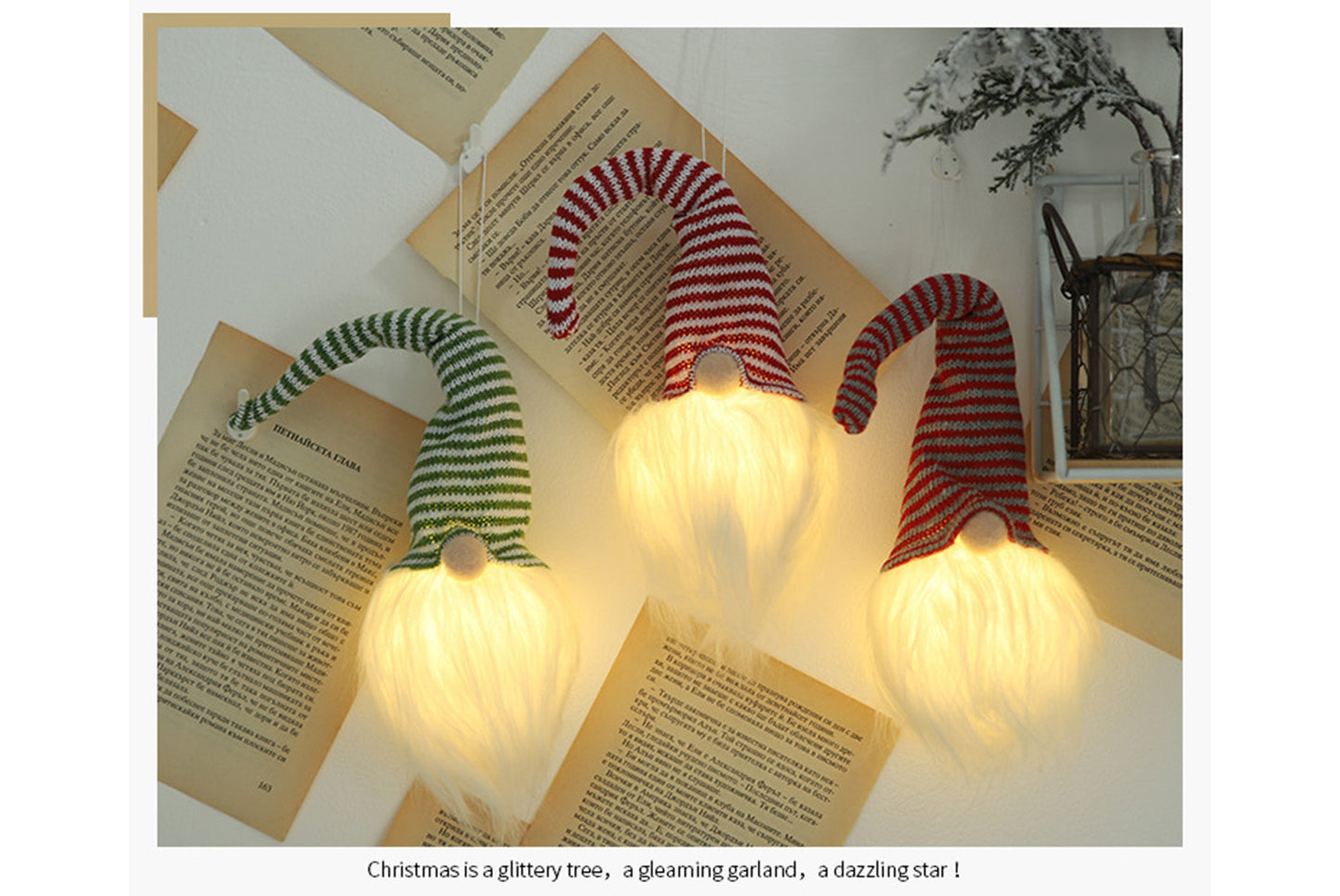 Faceless Doll Light Ball Ornament