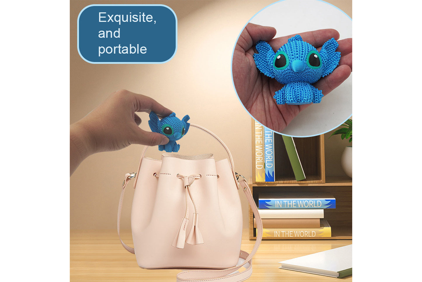 Woven Stitch Stuffed Doll