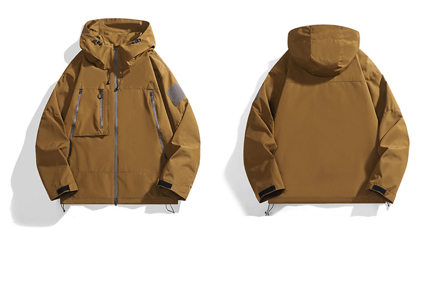 **Men's Three-Proof Waterproof Jacket (Multiple Colors Available, S-3XL)**