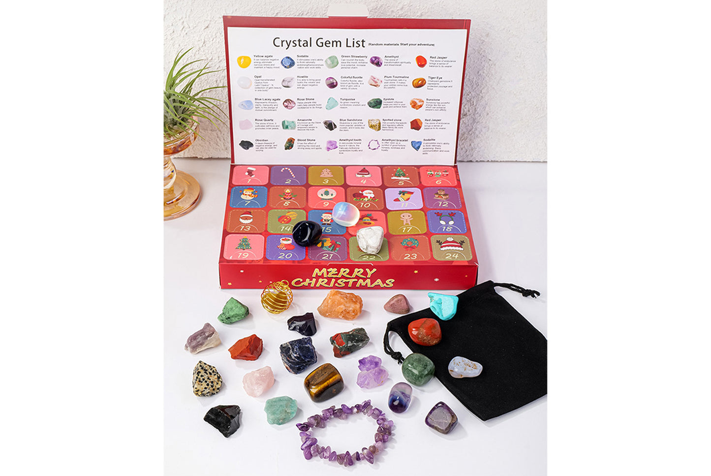 Jewelry Christmas Poke & Poke Crystal Set