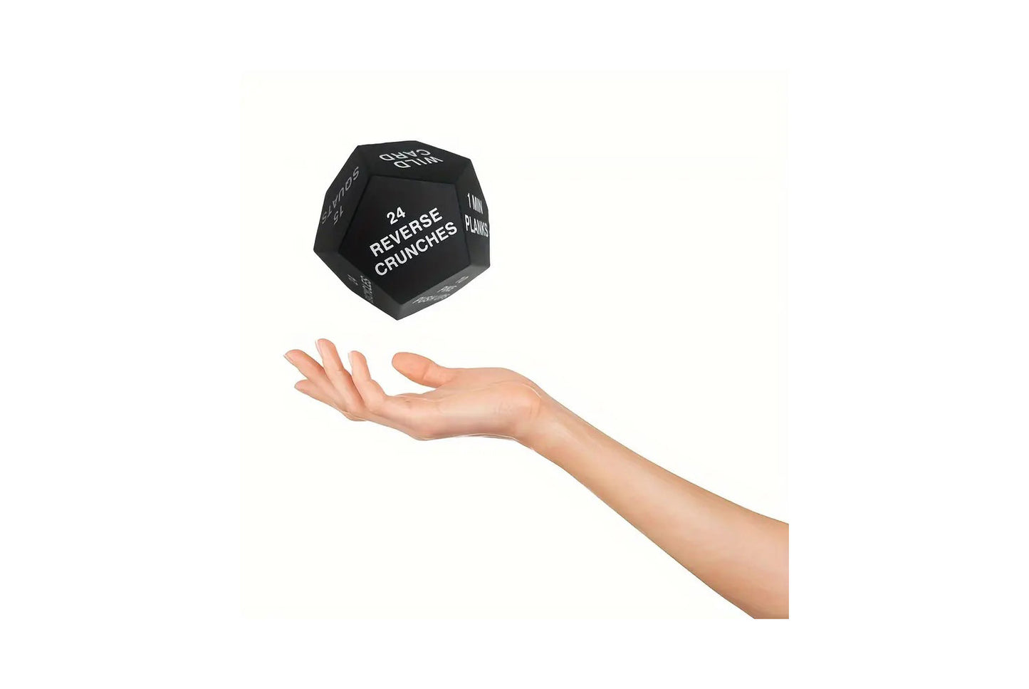12-Sided Rounded Corner Number Dice for Fitness Games