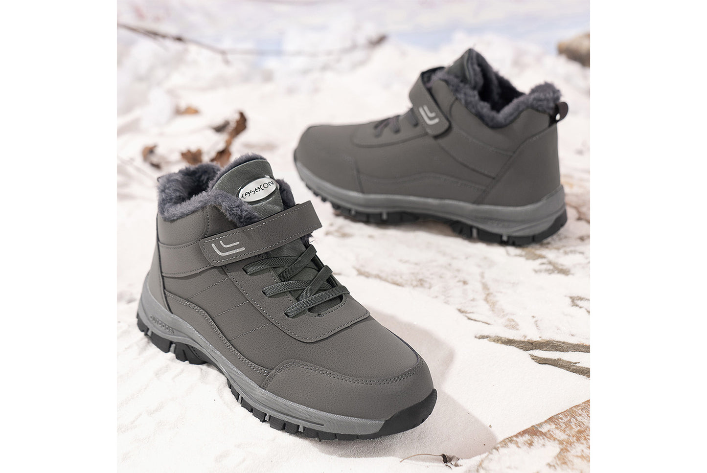 Women's Winter Thickened Anti-Slip Ski Boots