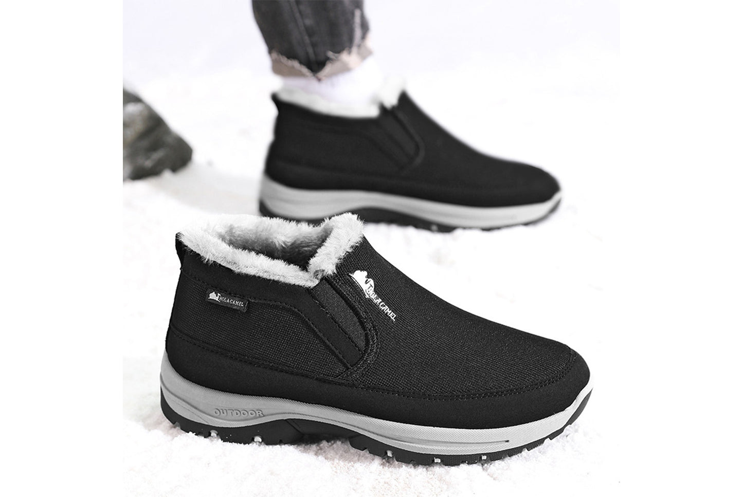 **Men's Outdoor Casual Lightweight Cotton Shoes**