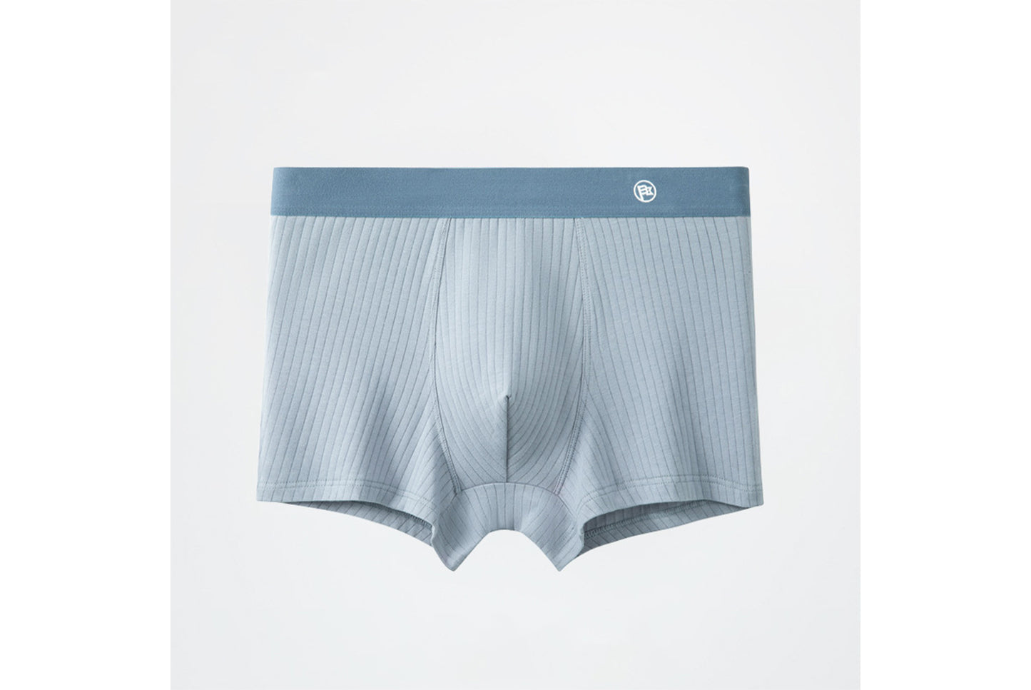 **Men's 7A Antibacterial Pure Cotton Boxer Briefs - Mid-Rise Breathable Large Size**