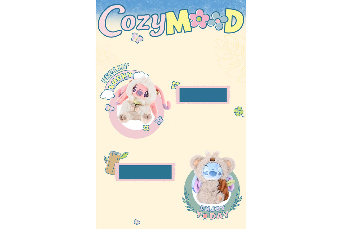 **Lilo & Stitch Series Animal Party Plush Charm Blind Box**