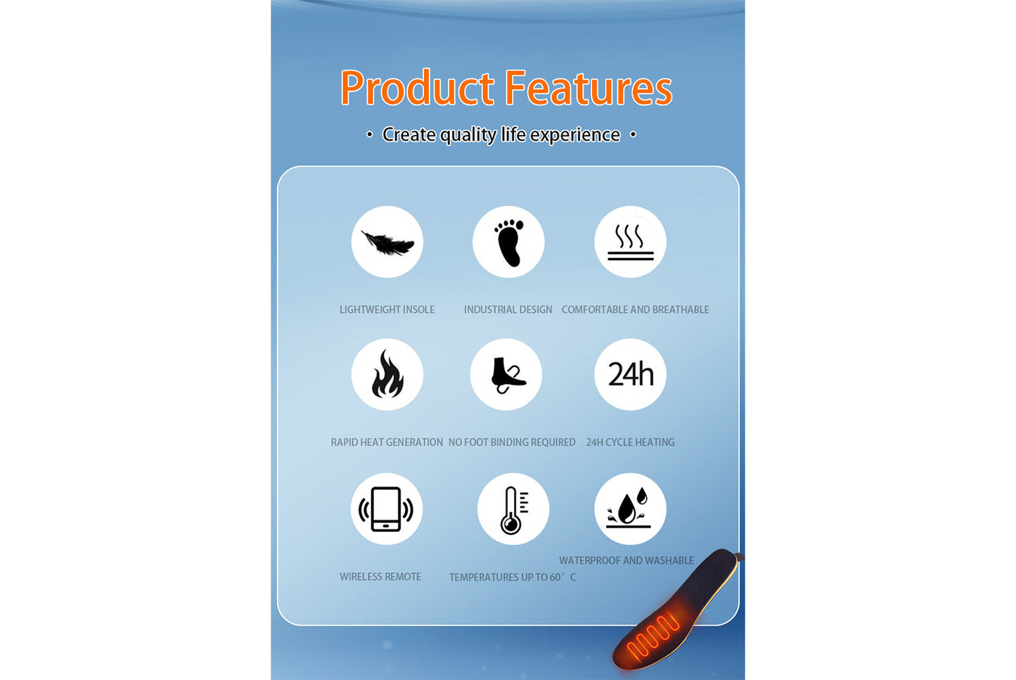 Electrically Heated Insoles