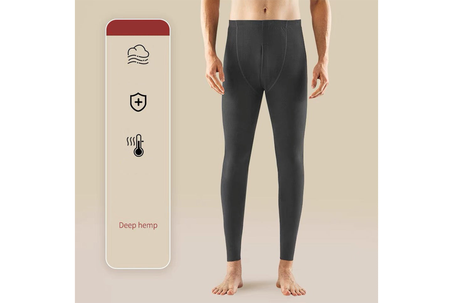 **Men's Thermal Underpants and Women's Knitted Pants Set**