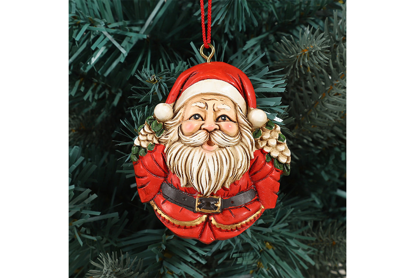 **Resin Christmas Tree Ornament Set**