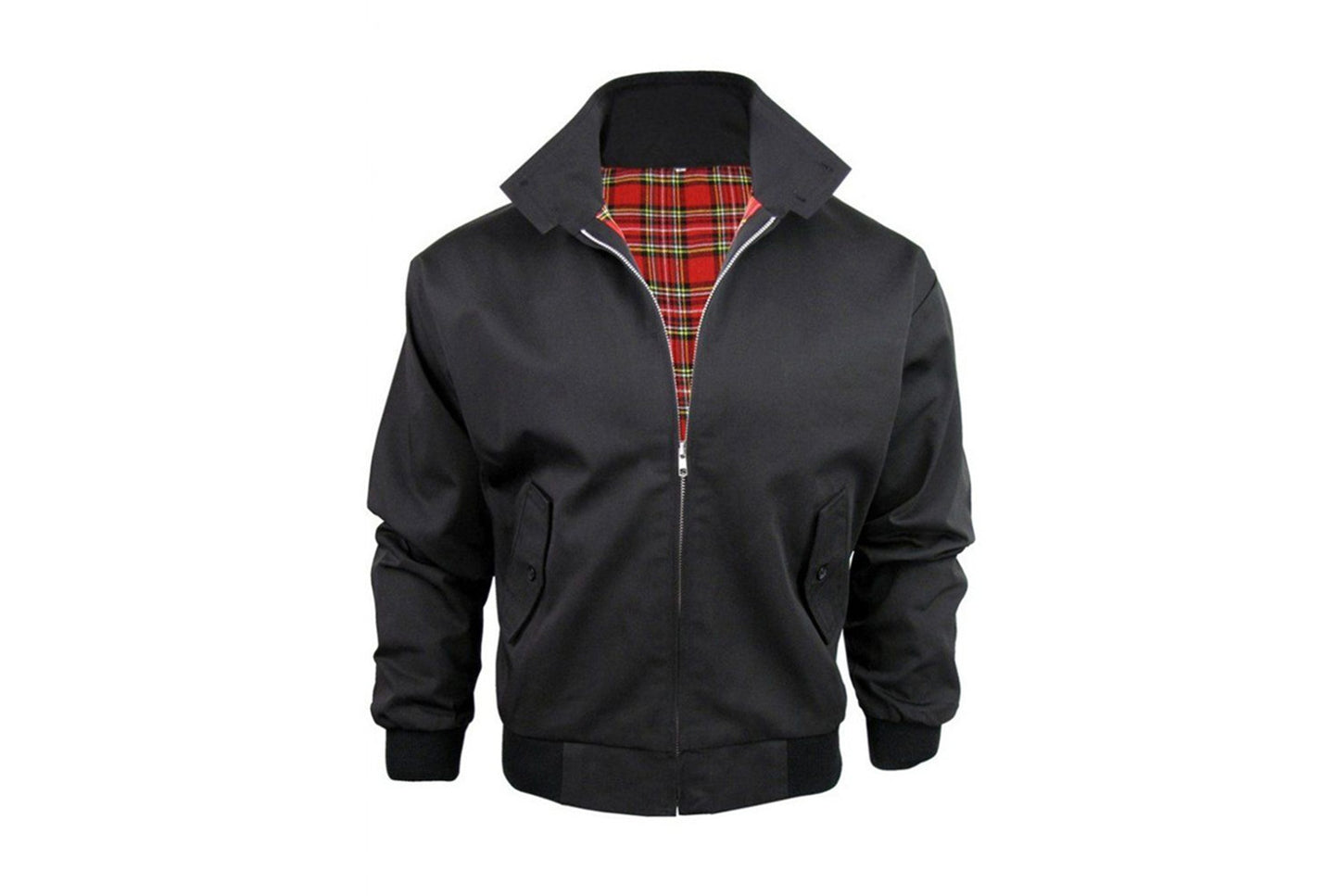 Stand-Collar Harrington Jacket