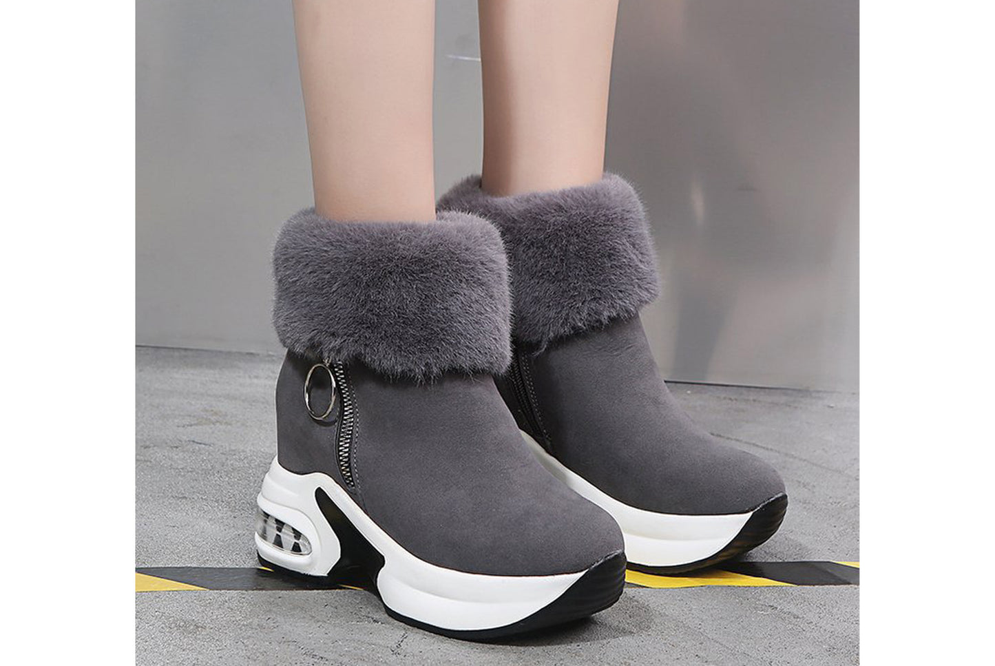 Fleece Lining for Warmth and Height Increase