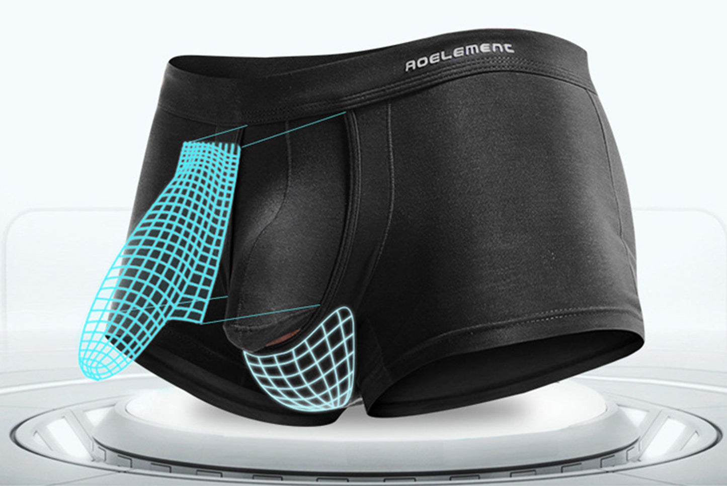 **Youth U-convex Breathable Men's Boxer Briefs**