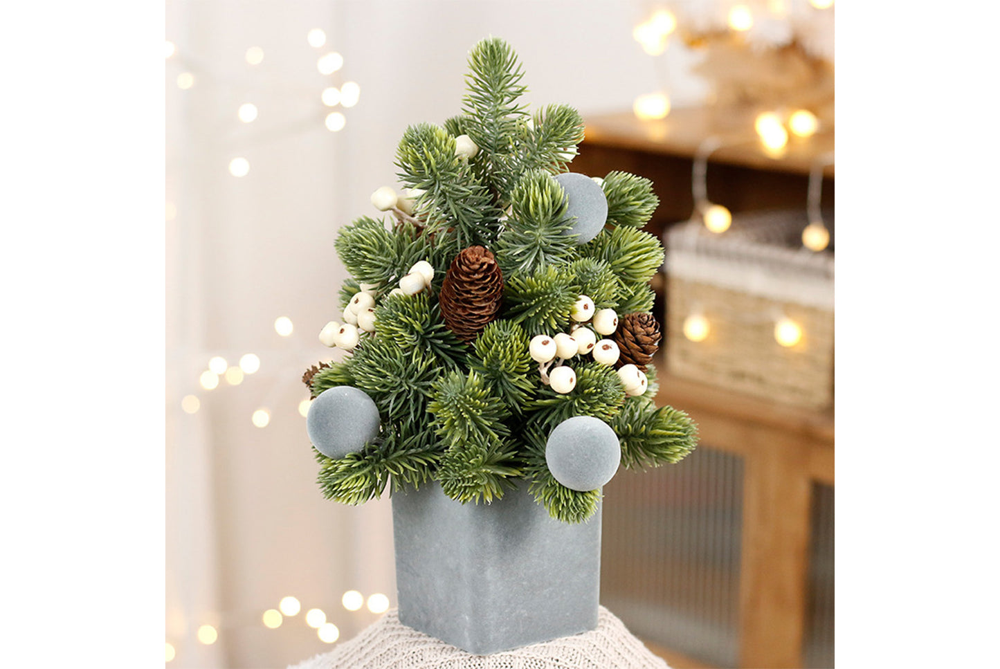 Replica Nobel Pine Mini Christmas Tree Set