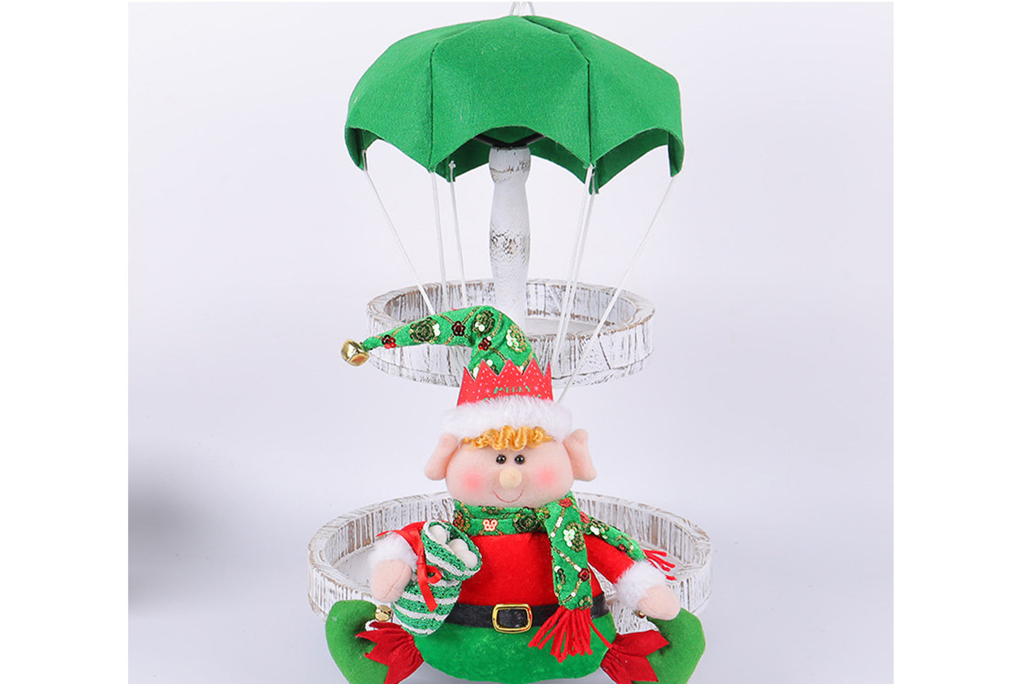 Christmas Parachute Figure Pendant