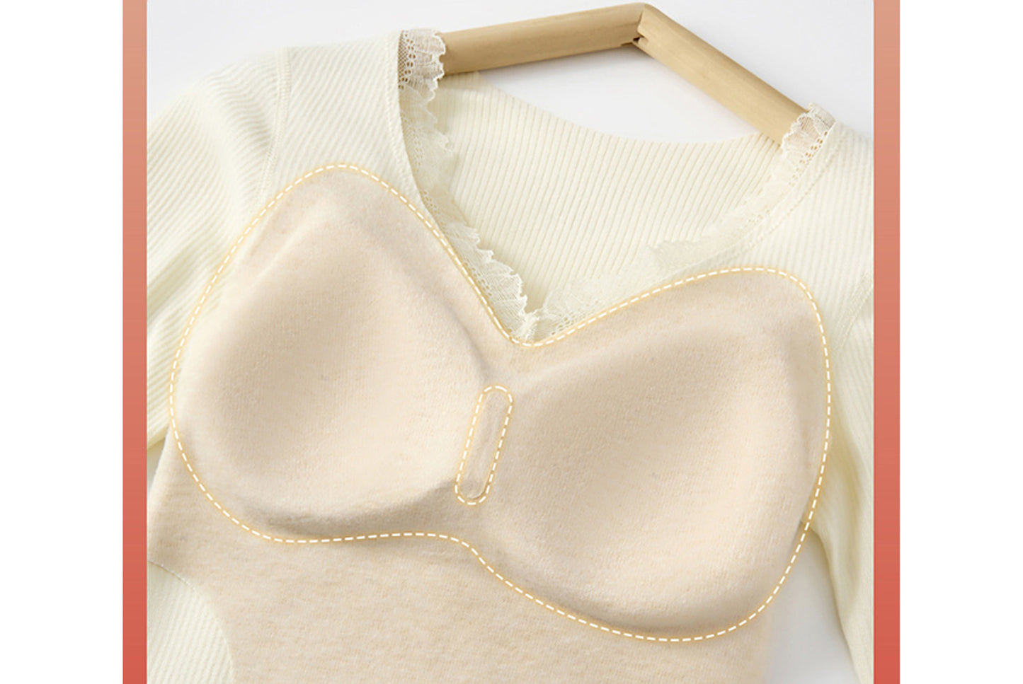 **Women's 7A Antibacterial Thermal Bra Set (Fixed Cup)**