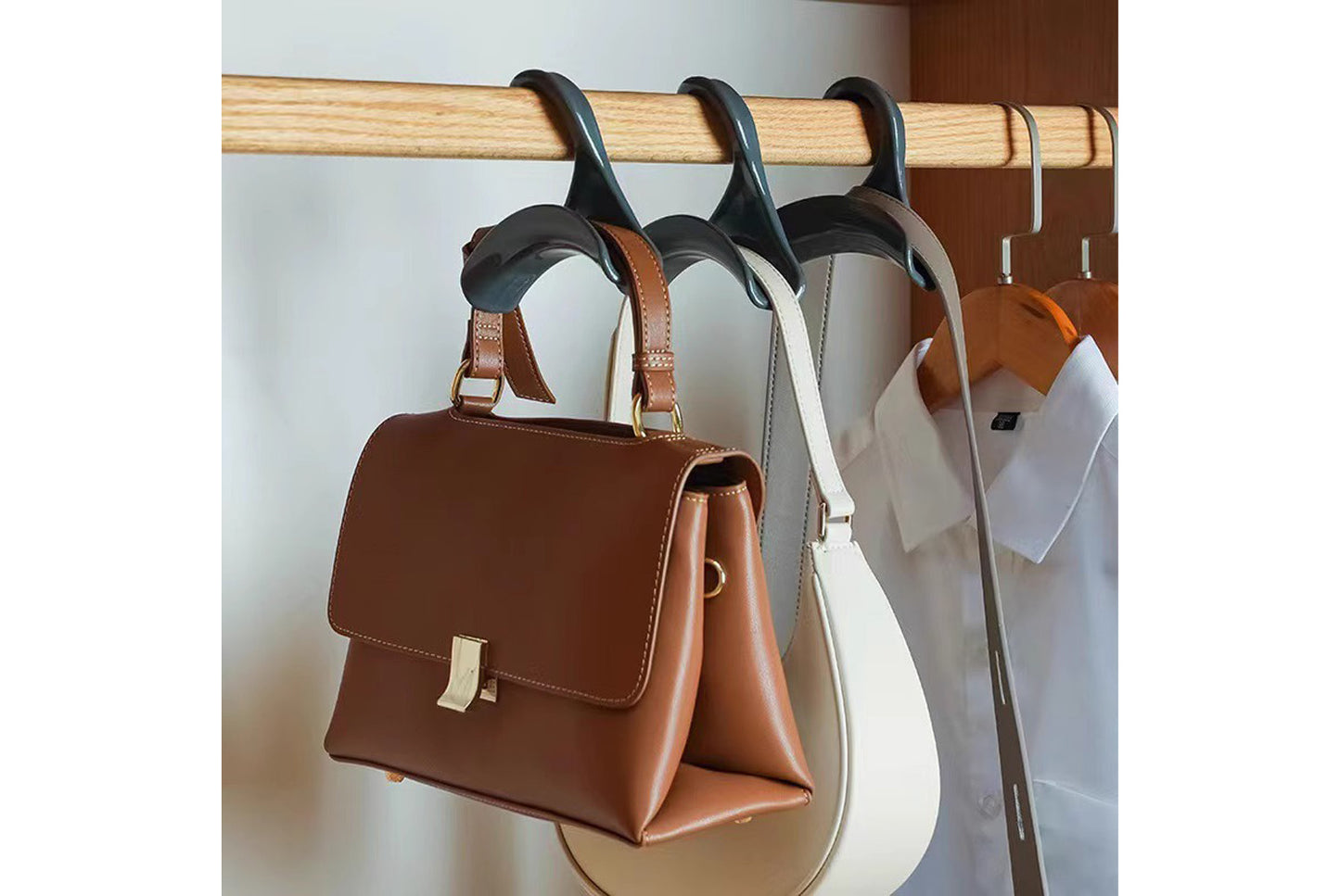 **Arch-Shaped Bag Hanger, Multifunctional Storage Rack (30pcs)**