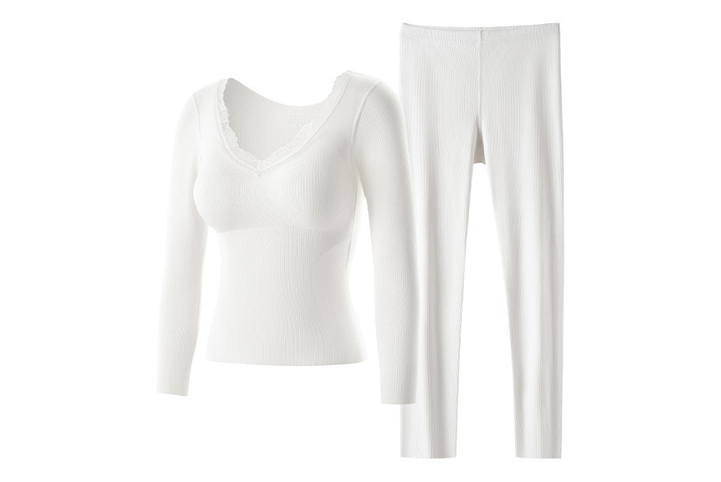 **Women's 7A Antibacterial Thermal Bra Set (Fixed Cup)**