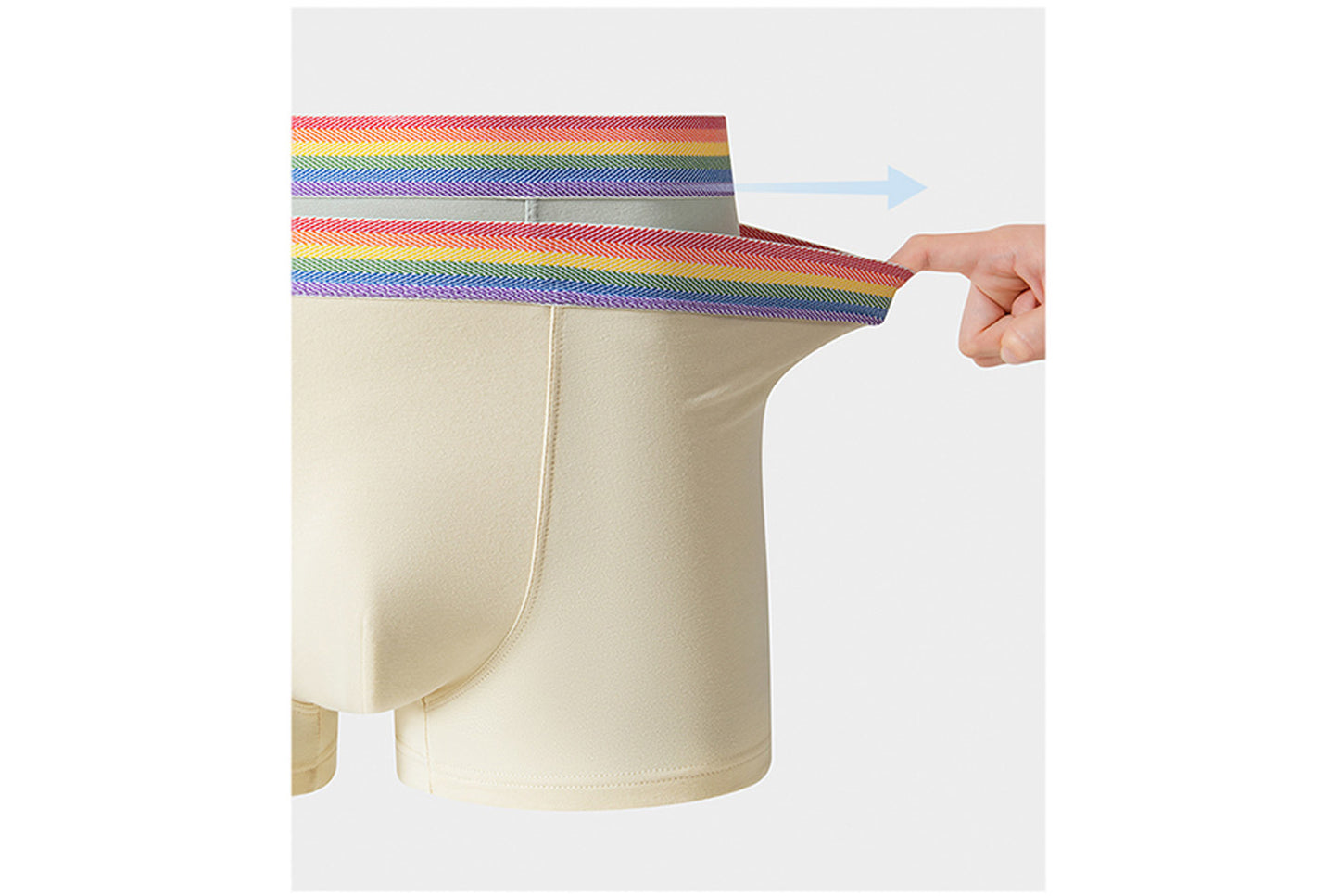 Men's Class A Pure Cotton Antibacterial Boxer Briefs -