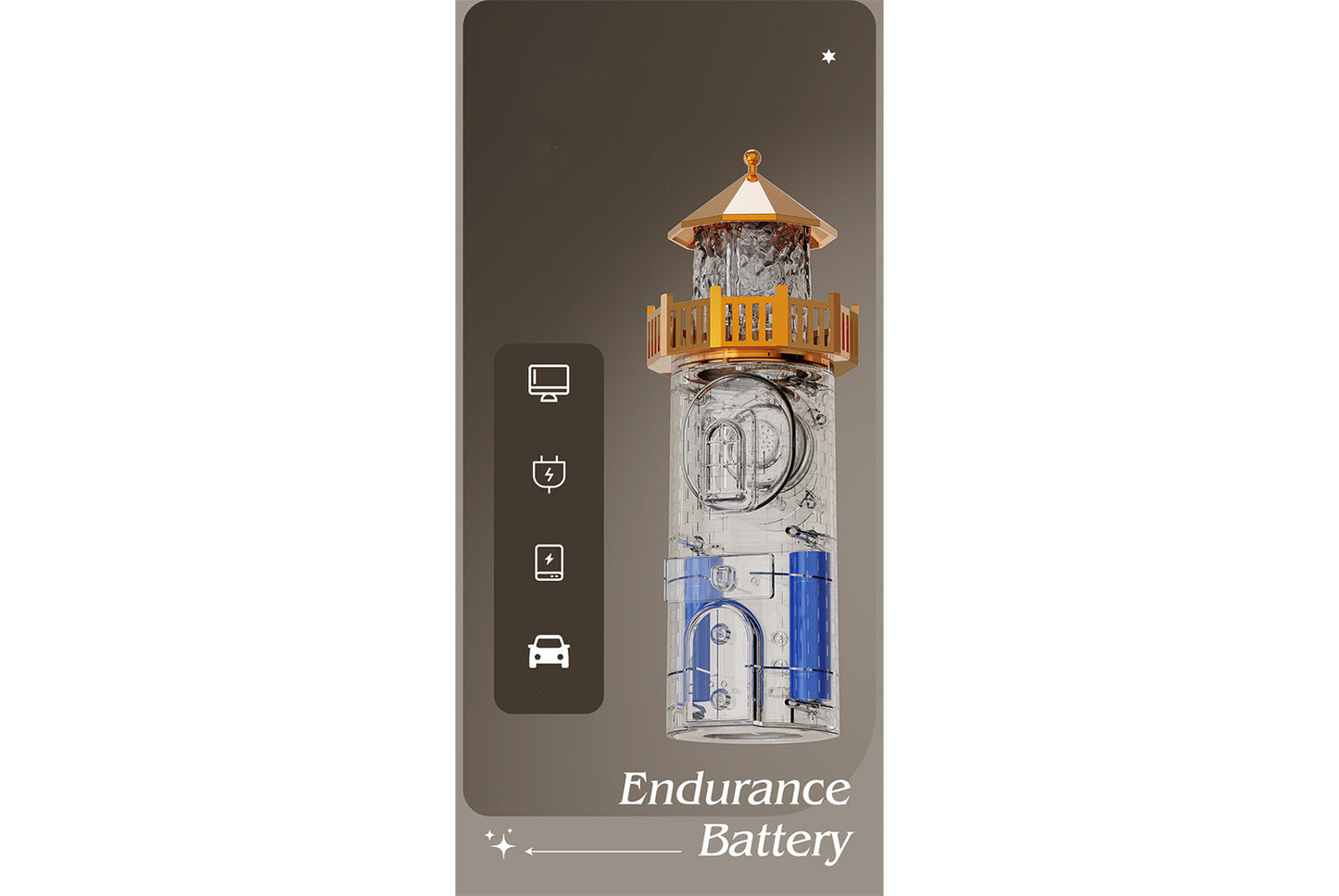 **Lighthouse Ambiance Night Light Bluetooth Model**
