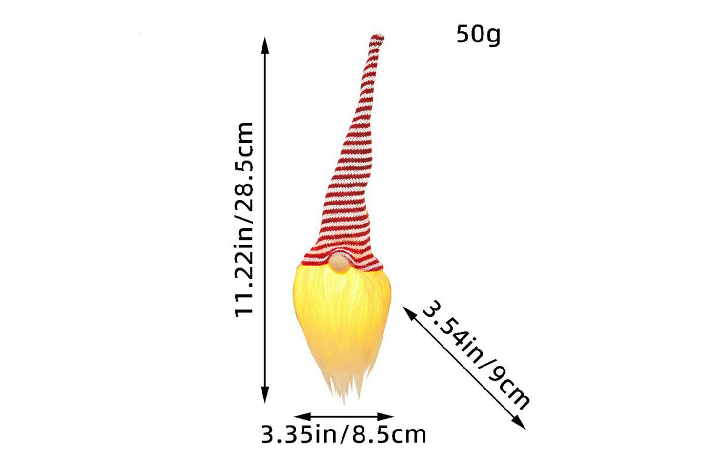 Faceless Doll Light Ball Ornament