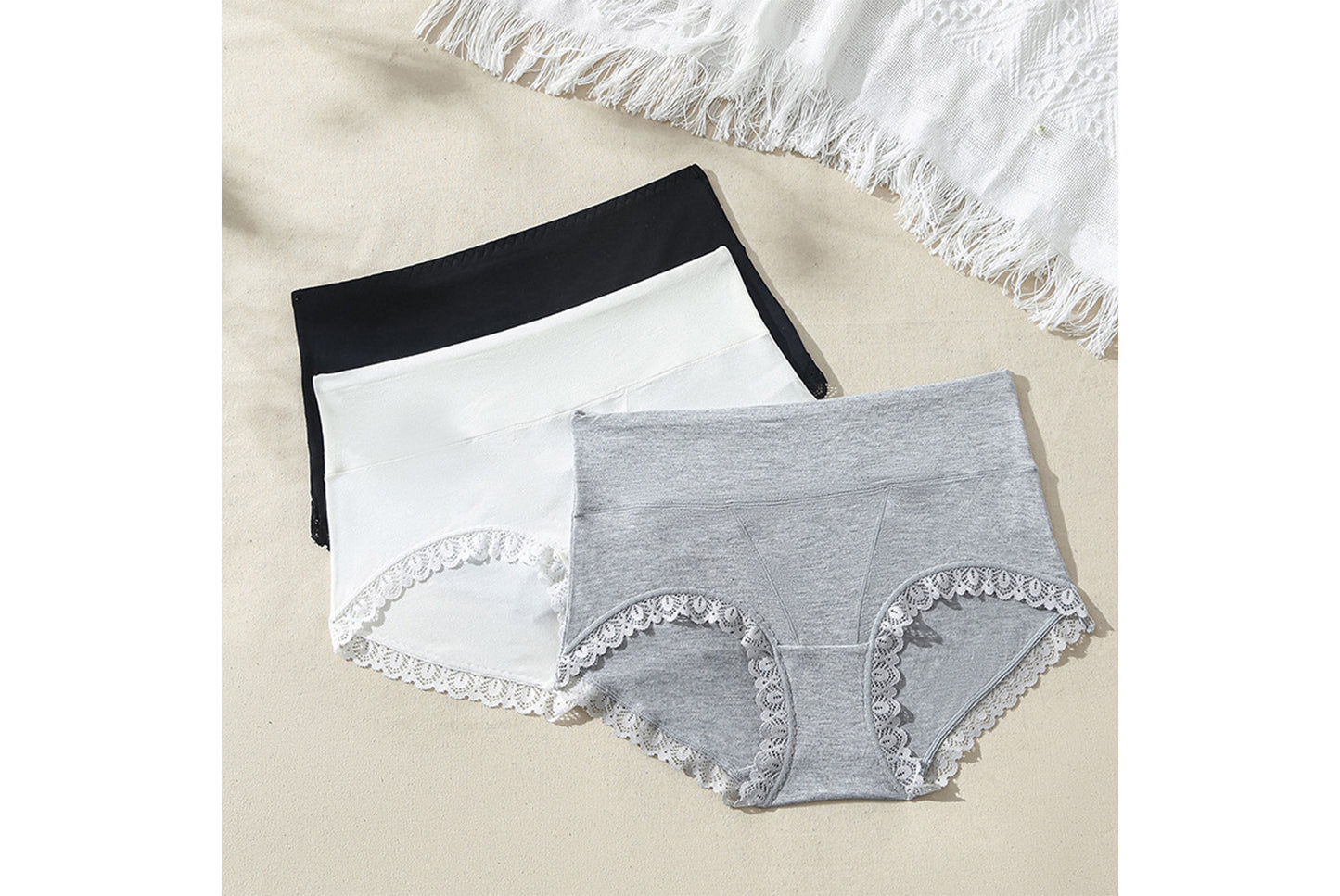 Women's Lace Briefs (Three Colors, Simple and Breathable)