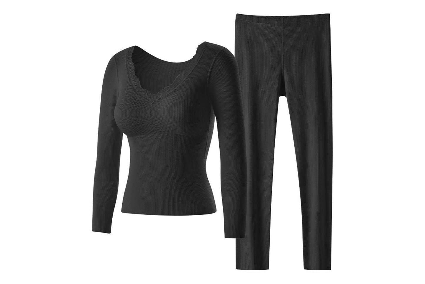 **Women's 7A Antibacterial Thermal Bra Set (Fixed Cup)**