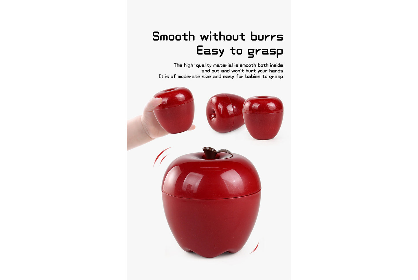 **Apple-Shaped Matching Box - Early Education Color Recognition Puzzle Set**