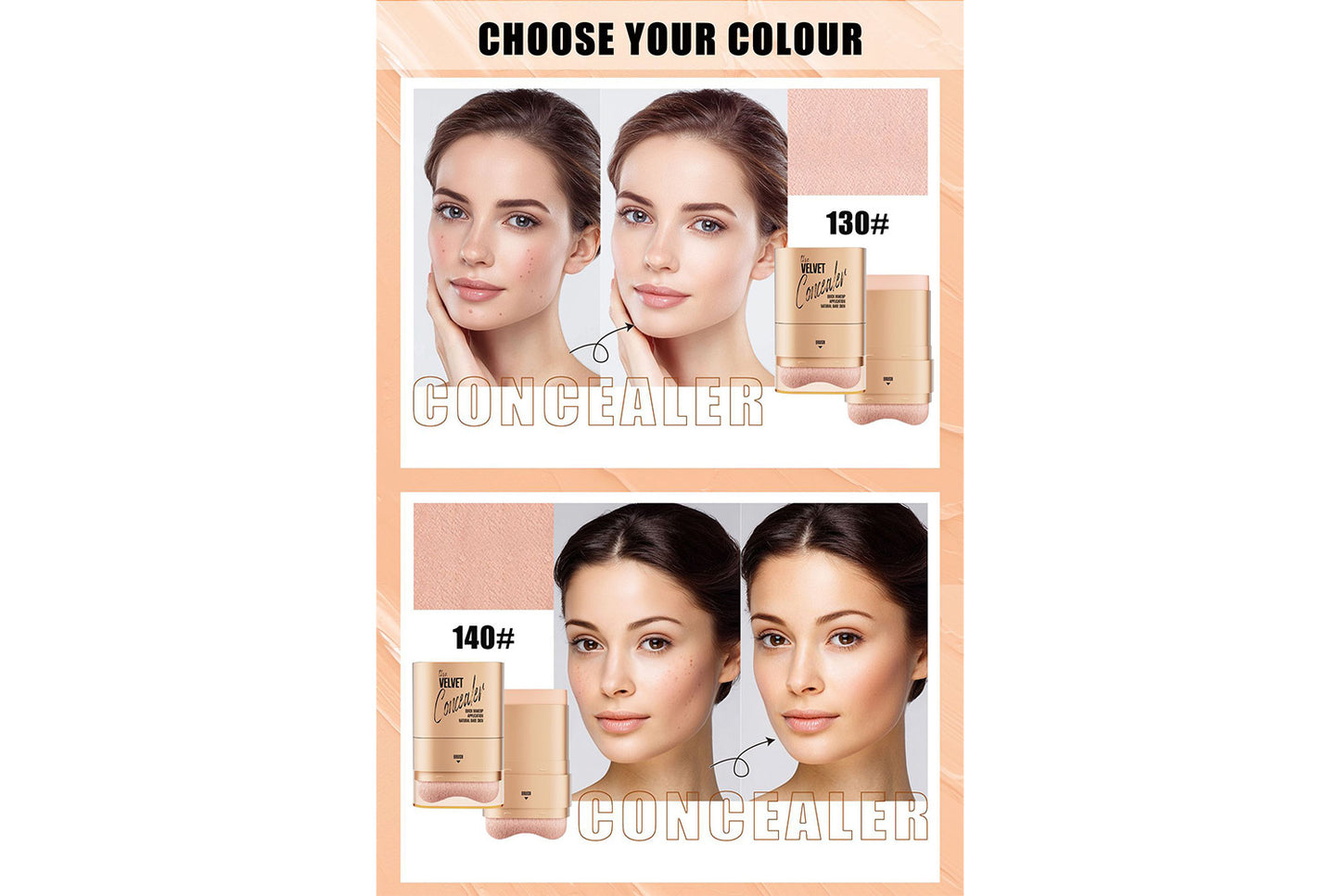Double-Ended Eraser (4-Color Set)