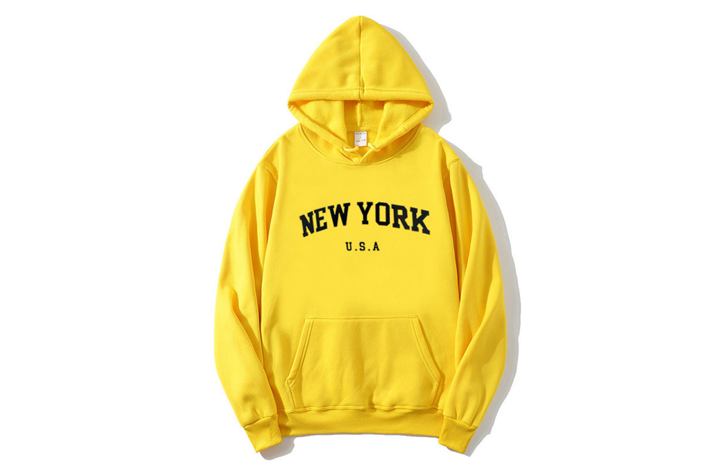 NEW YORK USA Letter Print Hoodie