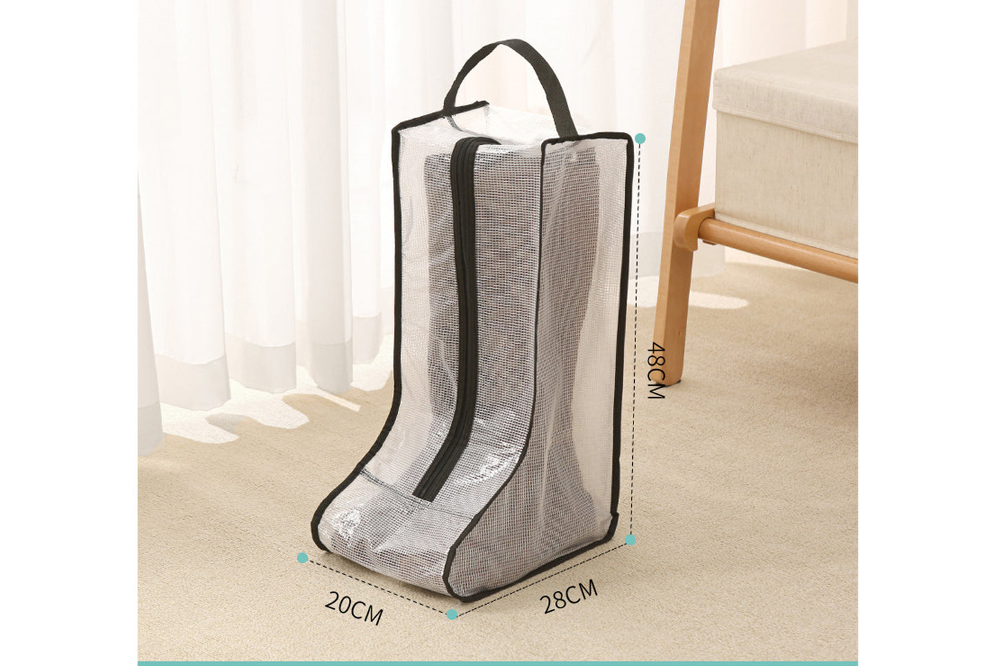 Transparent Waterproof Shoe and Boot Dustproof Bag
