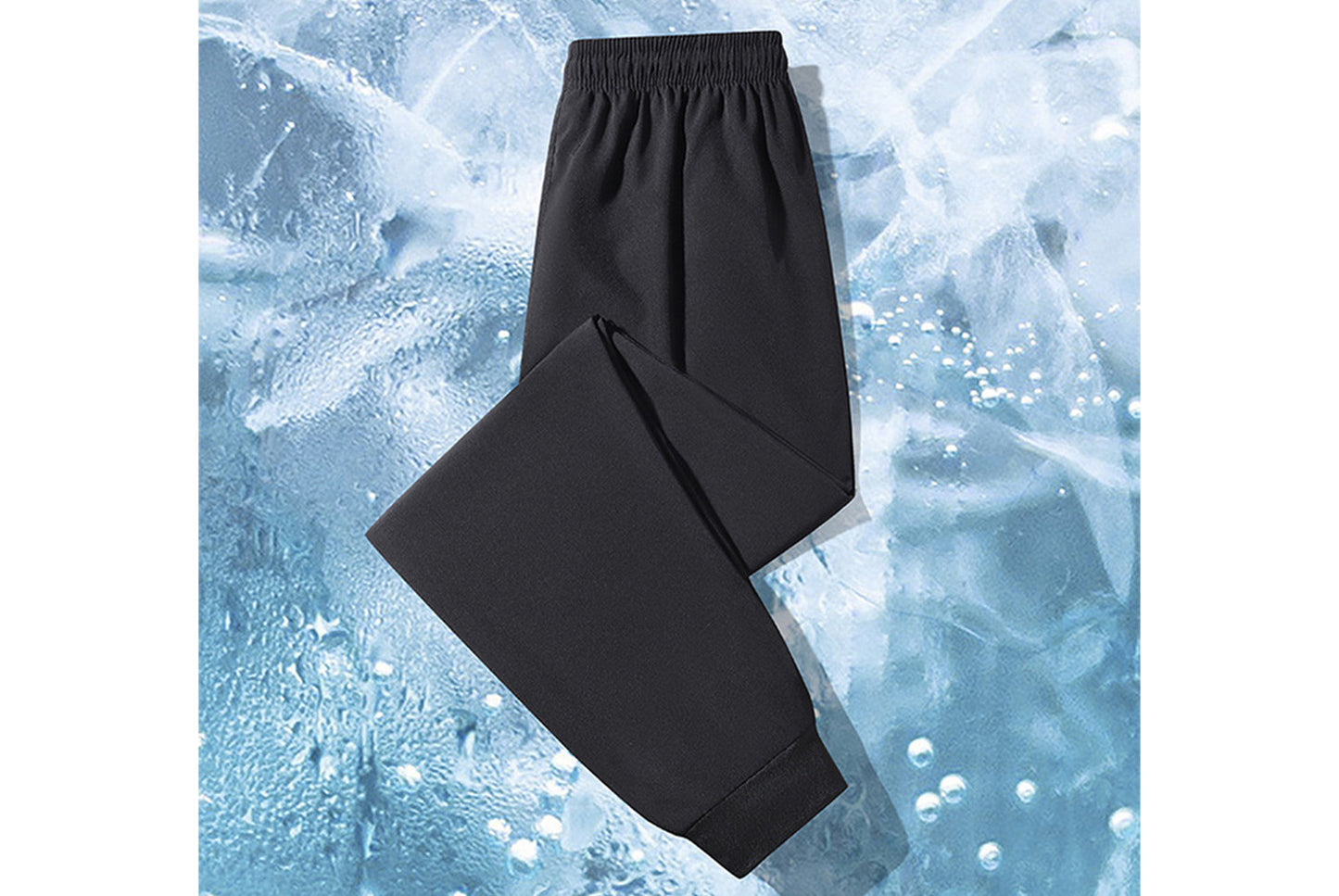 **Men's Ice Silk Pants - Cool, Breathable Casual Sweatpants**