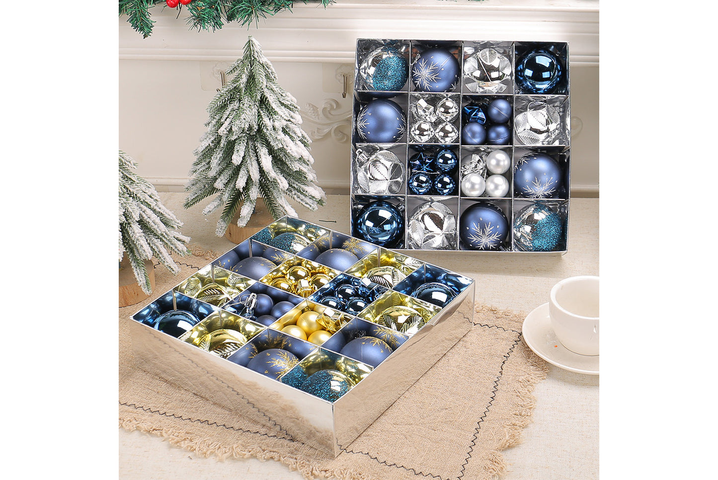 *Electroplating Shaped Christmas Ball Pendant