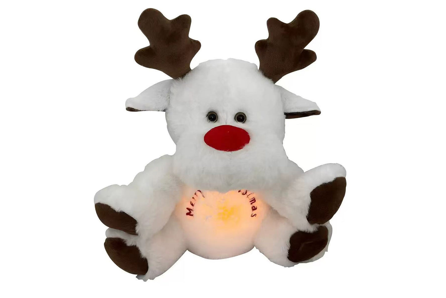 Breathing and Light-Up Christmas Elk