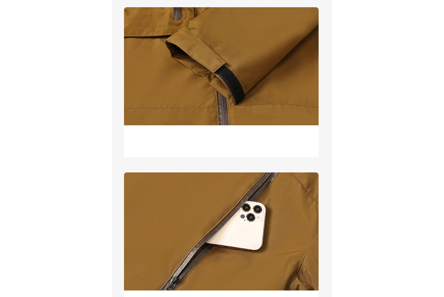 **Men's Three-Proof Waterproof Jacket (Multiple Colors Available, S-3XL)**