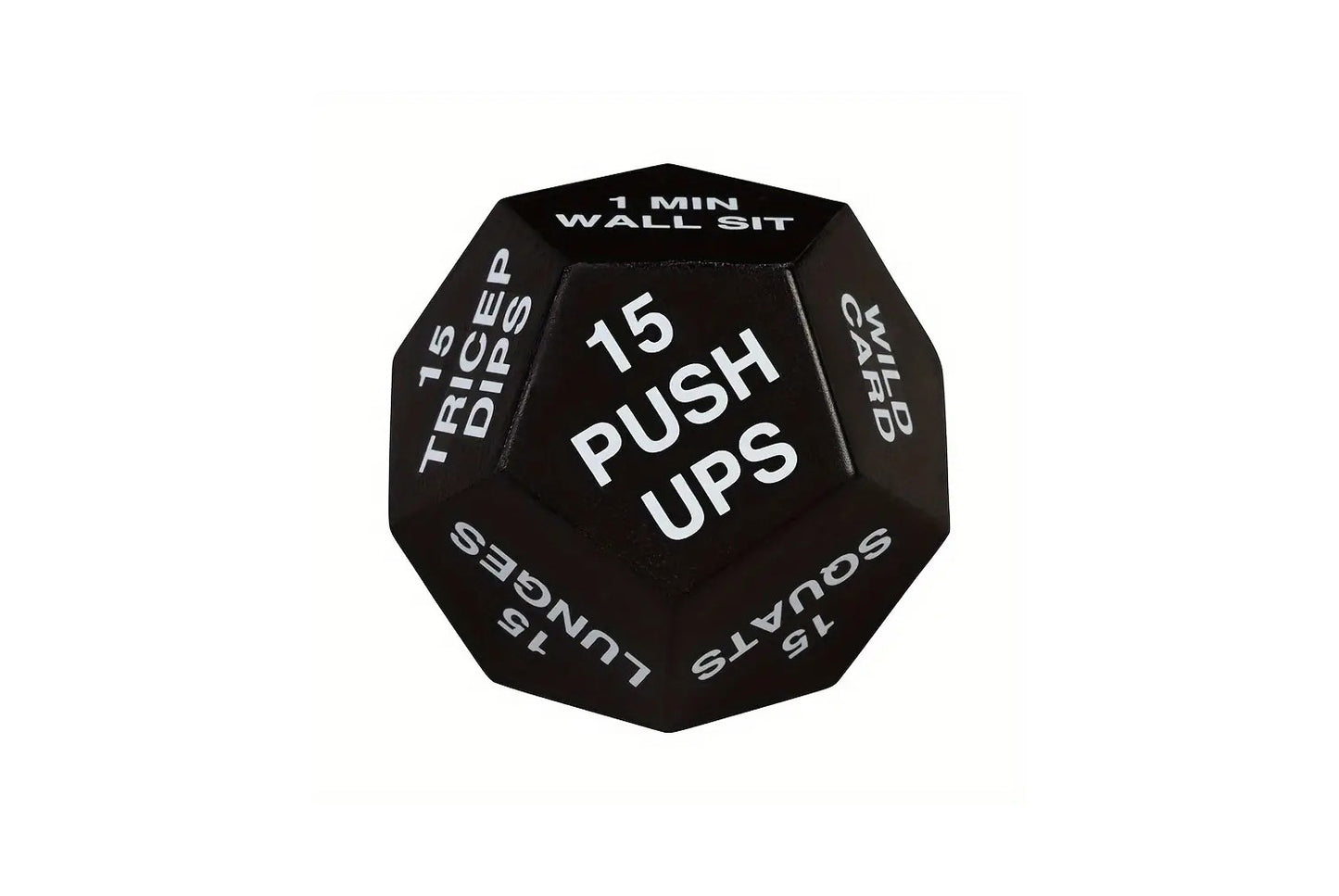 12-Sided Rounded Corner Number Dice for Fitness Games