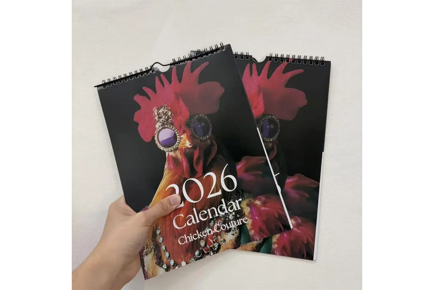 **2026 Funny Chicken Wall Calendar with Confident Quotes**