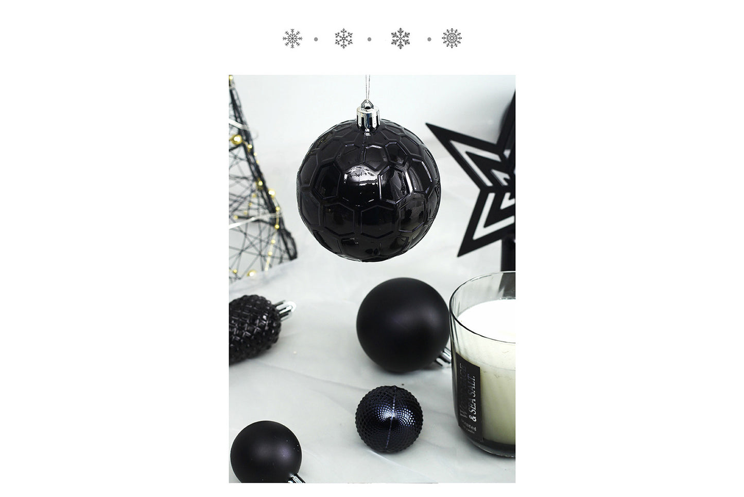 45-Piece Treetop Star Christmas Ball Set